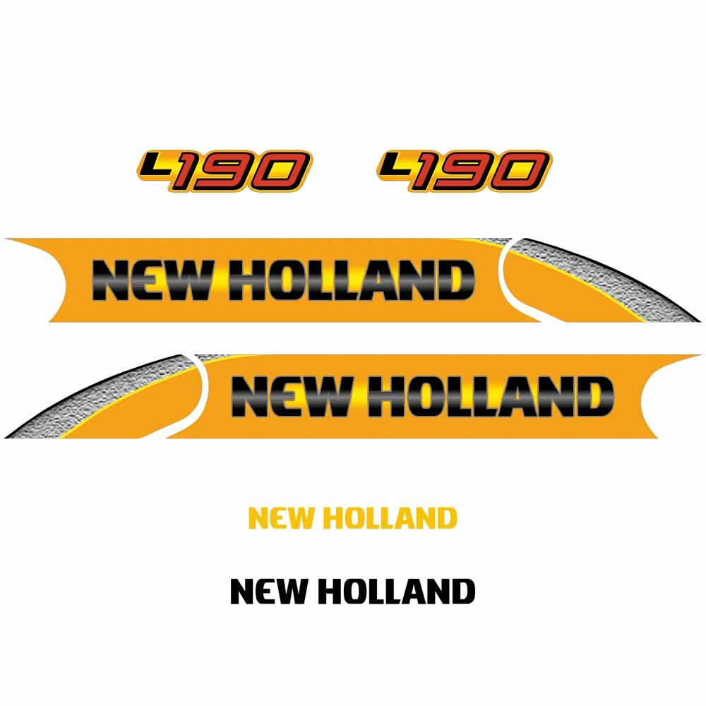 New Holland L190 Decal Kit New Holland L190 Decal Kit