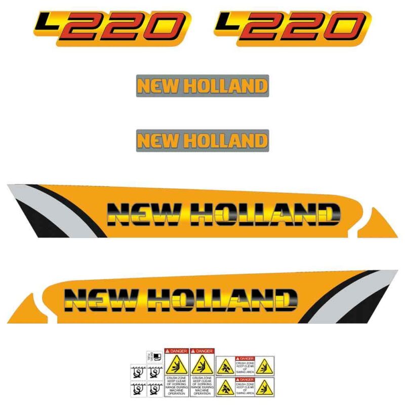 New Holland L220 Decal Kit