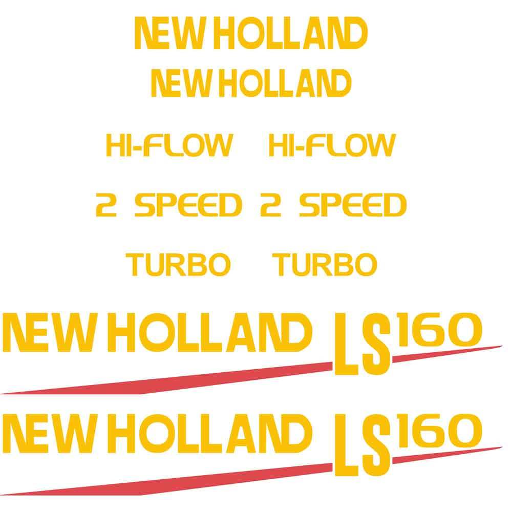 New Holland LS160 Decal Kit New Holland LS160 Decal Kit
