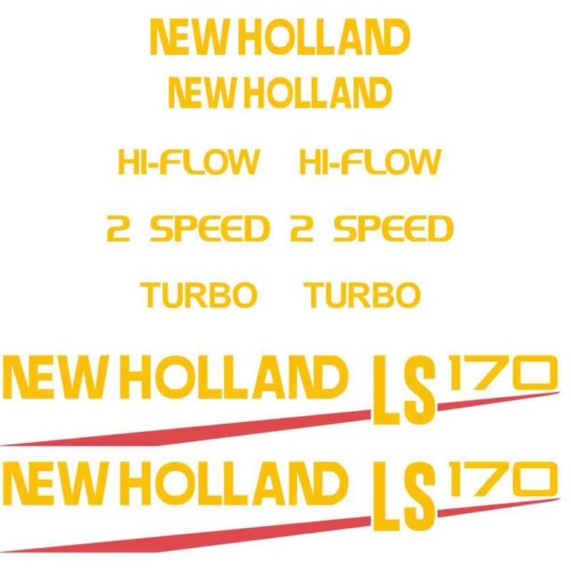 New Holland LS170 Decal Kit