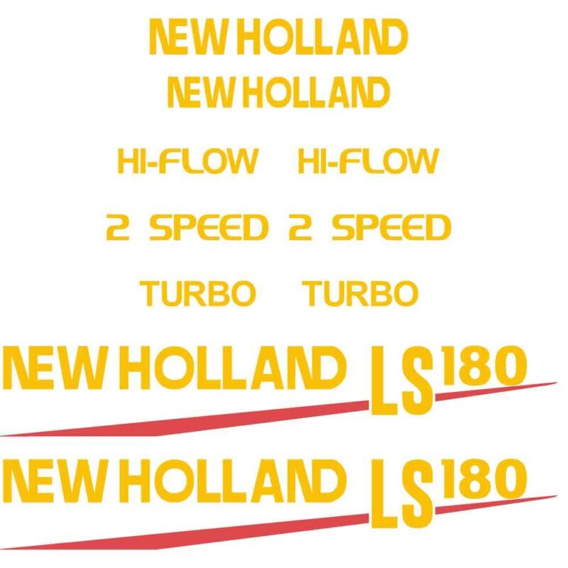 New Holland LS180 Decal Kit