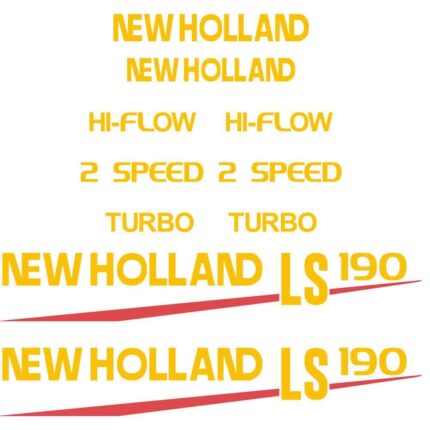 New Holland LS190 Decal Kit