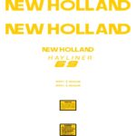 New Holland NH69 Hayliner Decal Kit - Tractor Attachment