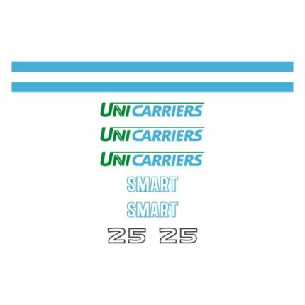 Nissan 25 Unicarriers Decal Kit - Forklift