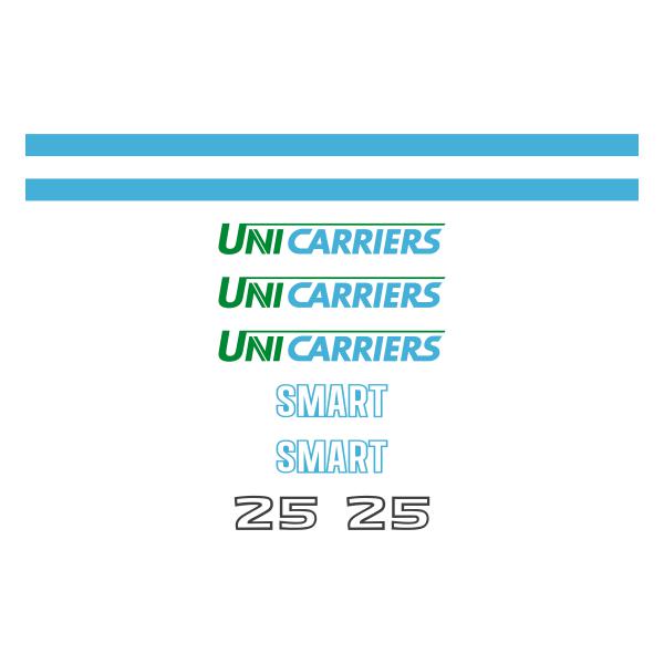 Nissan 25 Unicarriers Decal Kit - Forklift Nissan 25 Unicarriers Decal Kit - Forklift