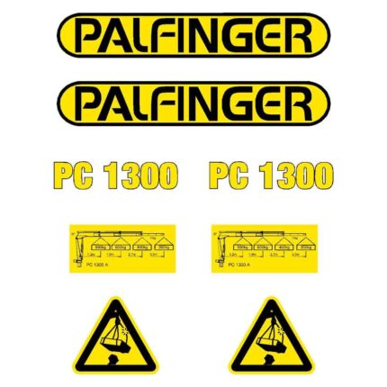 Palfinger PC1300 Decal Kit