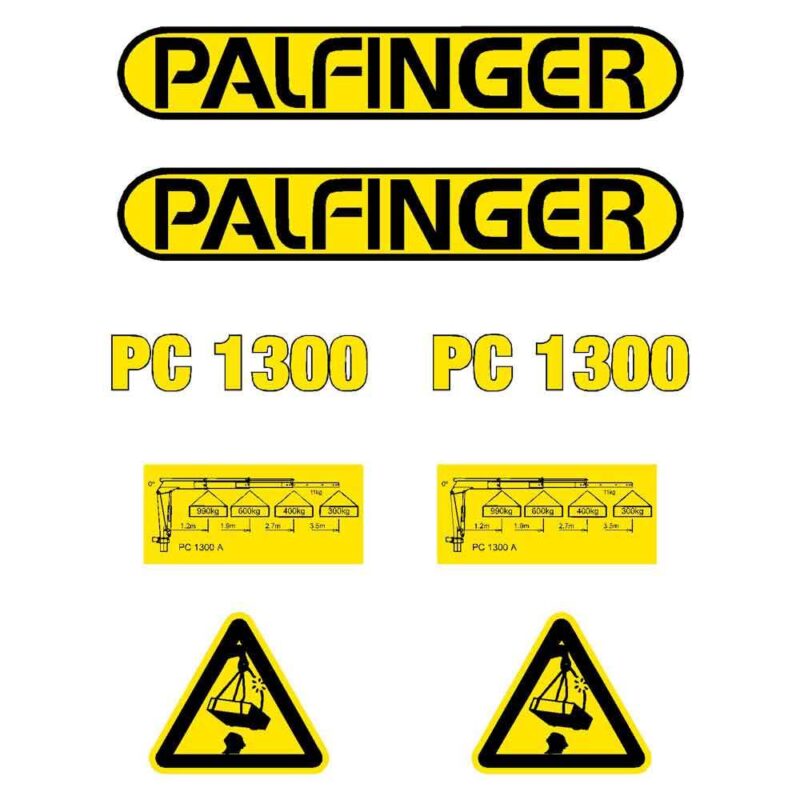 Palfinger PC1300 Decal Kit