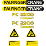 Palfinger PC2300 Decal Kit
