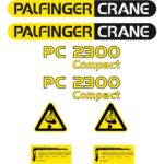 Palfinger PC2300 Decal Kit