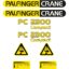 Palfinger PC2300 Decal Kit