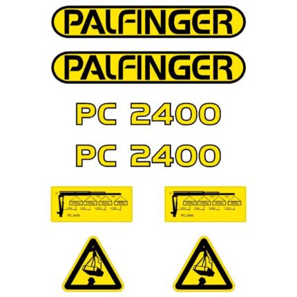 Palfinger PC2400 Decal Kit