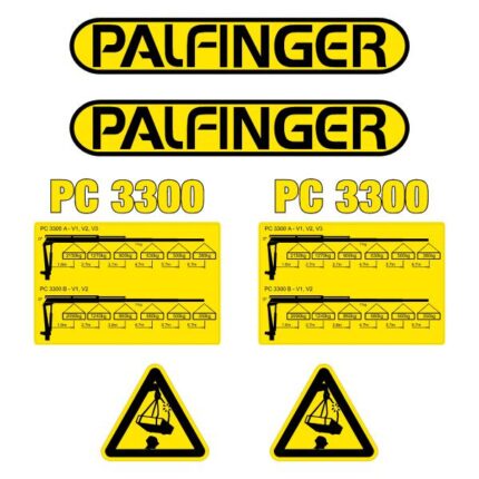 Palfinger PC3300 Decal Kit