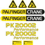 Palfinger PK20002 Decal Kit