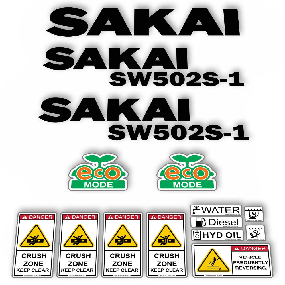 SAKAI SW502S-1 Decal Kit SAKAI SW502S-1 Decal Kit