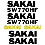 SAKAI SW770HF Decal Kit