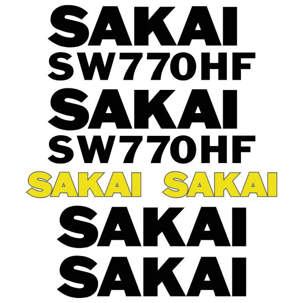 SAKAI SW770HF Decal Kit SAKAI SW770HF Decal Kit