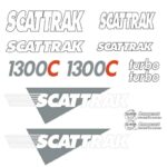 Scat Trak 1300C Decal Kit