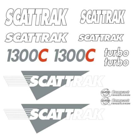 Scat Trak 1300C Decal Kit