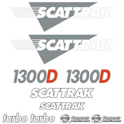 Scat Trak 1300D Decal Kit