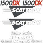 Scat Trak 1500DX Decal Kit