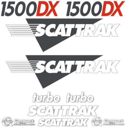Scat Trak 1500DX Decal Kit