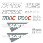 Scat Trak 1700C Decal Kit