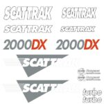 Scat Trak 2000DX Decal Kit