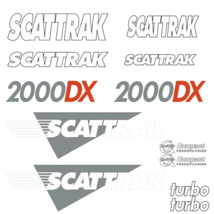 Scat Trak 2000DX Decal Kit