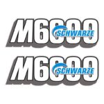 Schwarze M6000 Decal Kit