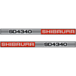 Shibaura SD4340 Decal Kit