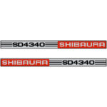Shibaura SD4340 Decal Kit