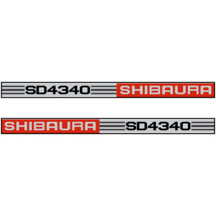Shibaura SD4340 Decal Kit