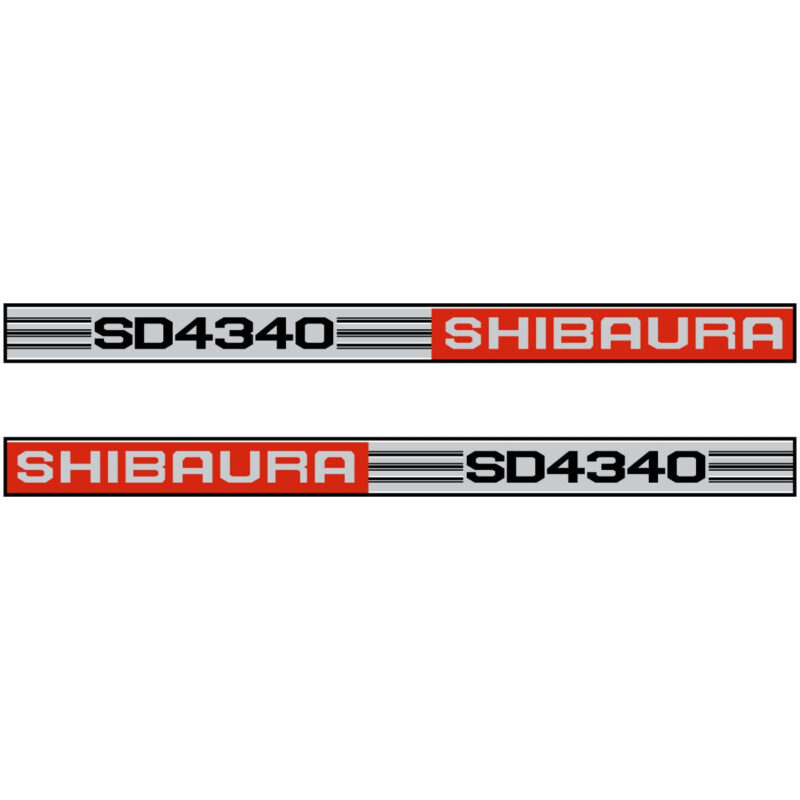 Shibaura SD4340 Decal Kit