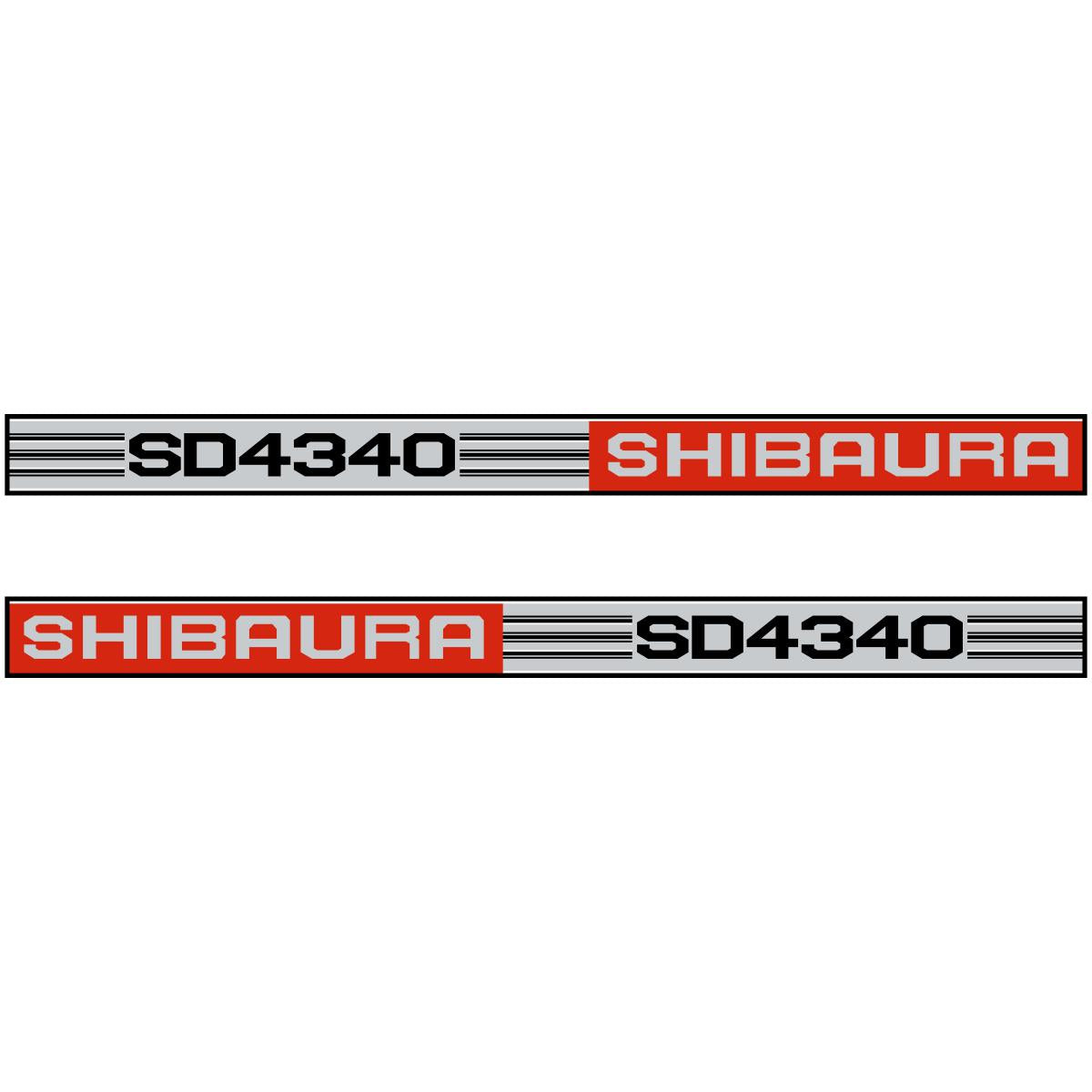 Shibaura SD4340 Decal Kit Shibaura SD4340 Decal Kit