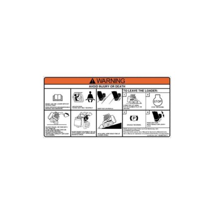 SKID STEER CONTROLS DECAL - 6579510