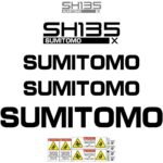 Sumitomo SH135X-3B Decal Kit