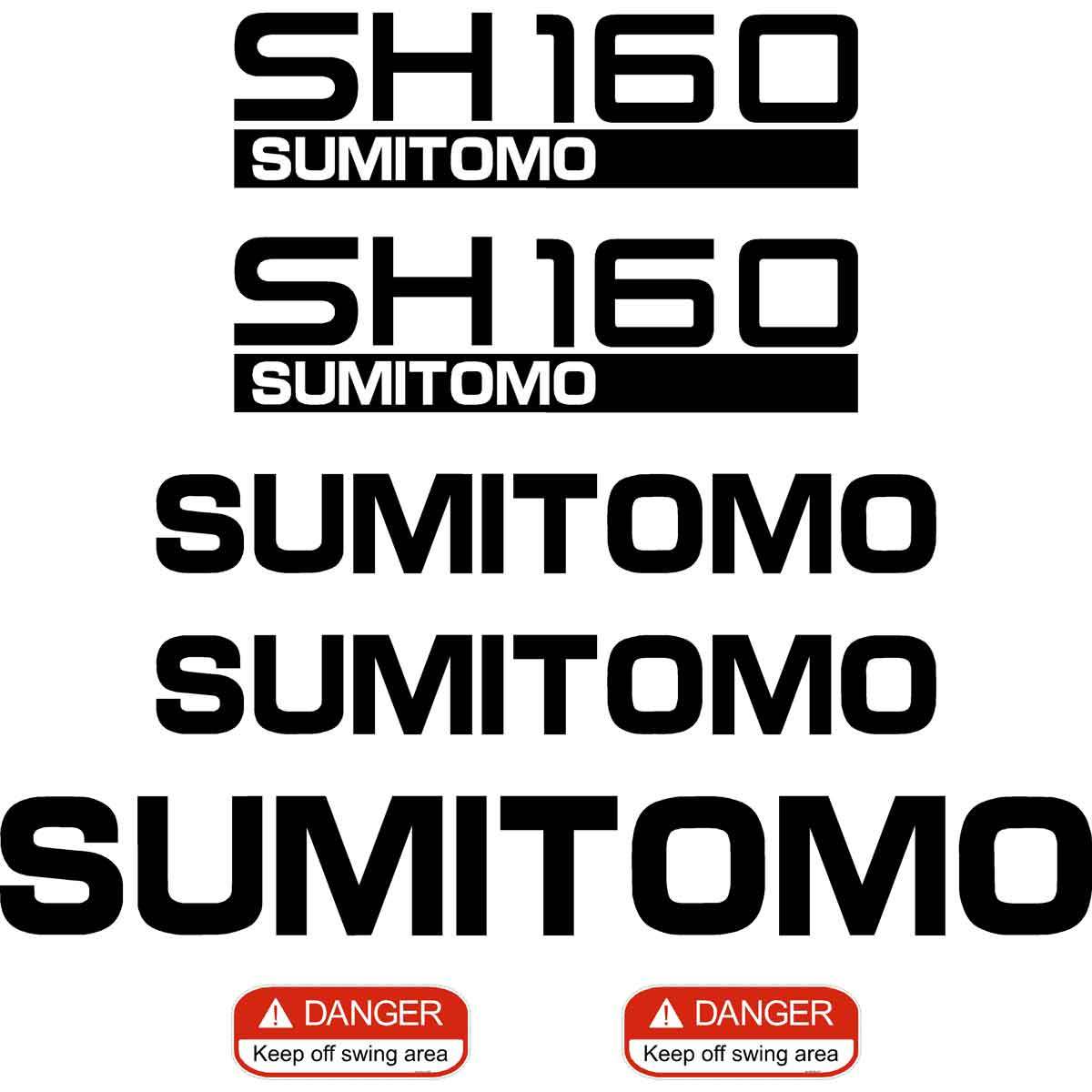 Sumitomo SH160-5 Decal Kit Sumitomo SH160-5 Decal Kit