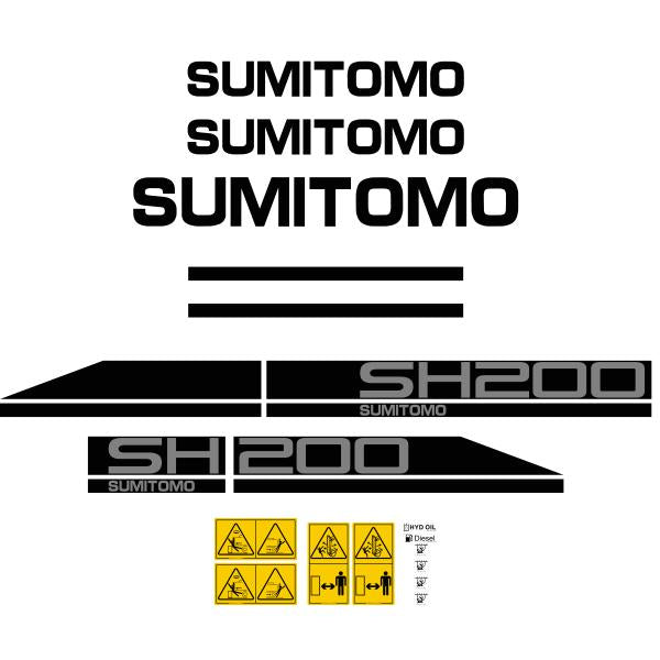 Sumitomo SH200-6 Decal Kit Sumitomo SH200-6 Decal Kit