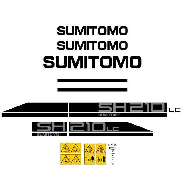 Sumitomo SH210-6 LC Decal Kit Sumitomo SH210-6 LC Decal Kit