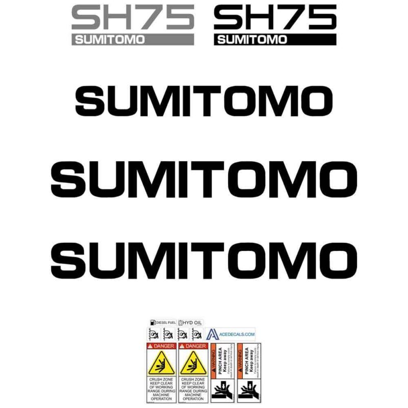Sumitomo SH75X-3B Decal Kit