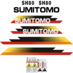 Sumitomo SH80-3 Decal Kit