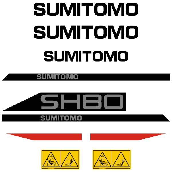 Sumitomo SH80-6 B Decal Kit Sumitomo SH80-6 B Decal Kit