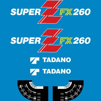 Tadano Super Z FX260 Decal Kit