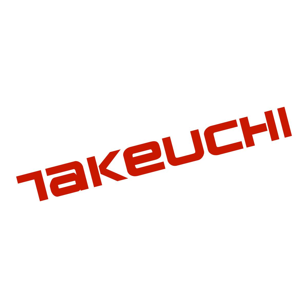 Takeuchi Decal Takeuchi Decal