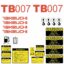 Takeuchi TB007 Decal Kit