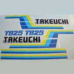 Takeuchi TB25 Decal Kit