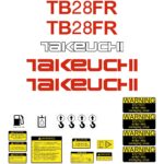 Takeuchi TB28FR Decal Kit