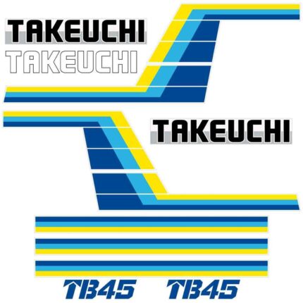 Takeuchi TB45 Decal Kit