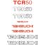 Takeuchi TCR50 Decal Kit - Tracked Dumper
