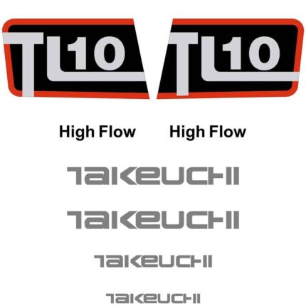Takeuchi TL10 Decal Kit